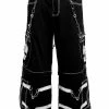 Tripp NYC Skull Bondage Pants [Black/White] -Mens Sales AF7049M BLKWHT F 1000xcopy 1800x1800