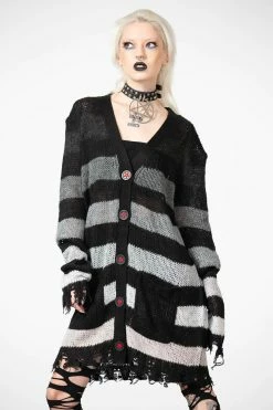 Stripe Of Evil Cardigan [UNISEX]