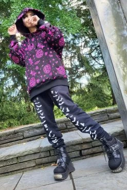 Vampire Bat Joggers [White Bats]